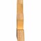 Ekena Millwork Saratoga Rough Sawn Timber Gable Bracket, Western Red Cedar, 60"W x 25"H x 4"D x 6"F, 10/12 Pitch GBW060X25X0406SAR00RWR - alternate 5